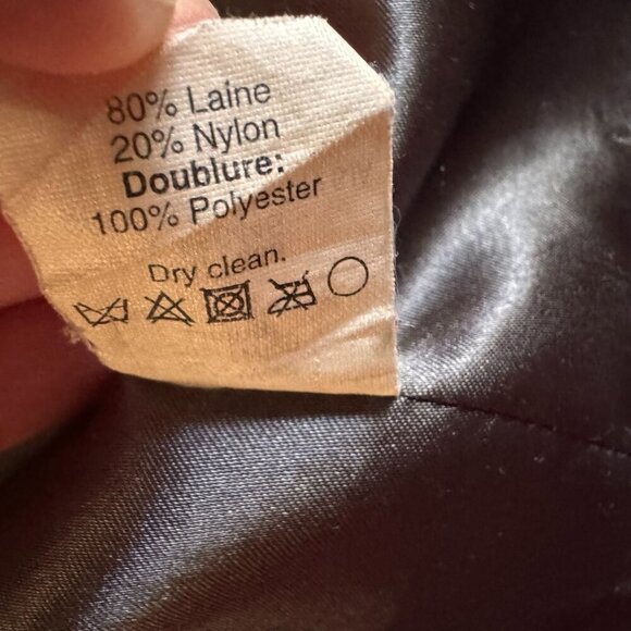 J.Crew Black Hooded Toggle Wool Coat Size 2 Fall Outfit Cozy Whimsigoth Layer - Picture 9 of 13